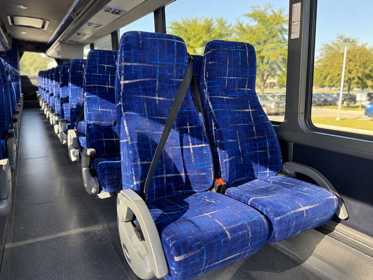 topeka charter bus rental inside